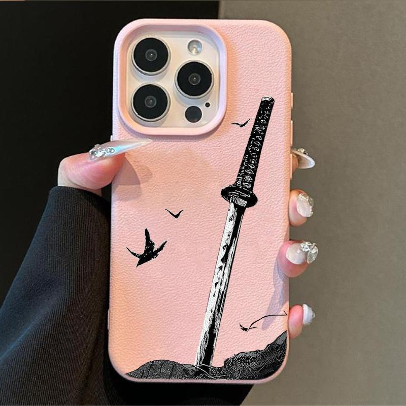 Coque iPhone Corbeau & Épée ⚔️ – Protection Antichoc Complète & Design Cartoon Unique - Shopbyshopima